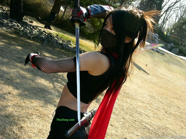 Girl with Sword Photo Collection