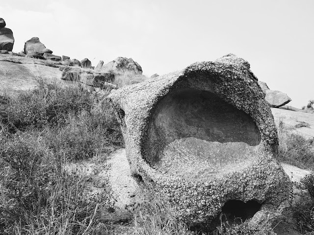 Ancient rock and cave paintings Hajipur Dhadhikar