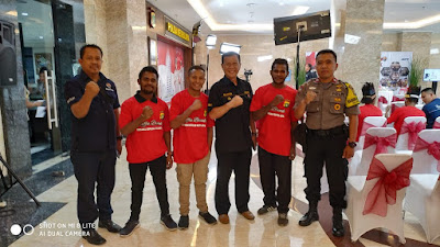 POLRES METRO TANGERANG KOTA POLSEK BATU CEPER bersama Putra Putri Papua coffee Break juga dihadiri Kapolda metro jaya