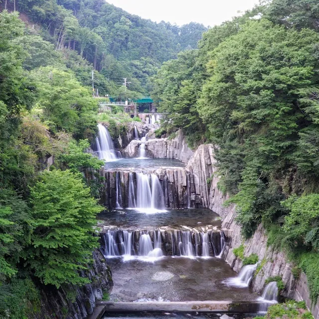 富士みち　田原の滝　桂川