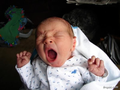 yawning kid