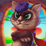 Play Games4King Angrily Cat Escape Game