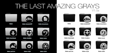 Last Amazing Grays icon theme