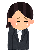 Crying person