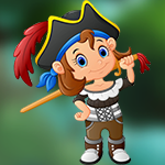 Games4King Pirate Jovial Girl Escape Game
