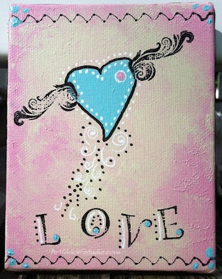 Love Wings Mixed Media