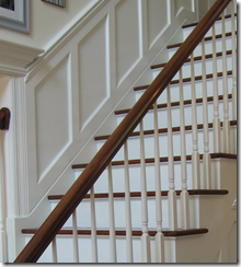 Staircase Sawdust and Paper Scraps