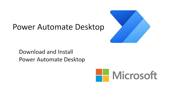 Power Automate Desktop download and install