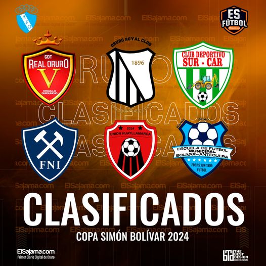 Oruro ya cuenta con los 6 equipos que representarán y competirán en la Copa Simón Bolívar 2024