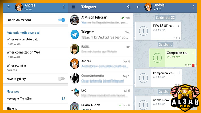 تحميل تطبيق تلجرام telegram للاندرويد برابط مباشر 