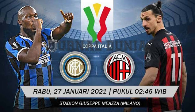 Prediksi Inter Milan vs AC Milan , Rabu 27 Januari 2021 Pukul 02.45 WIB