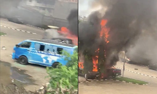 #EndSARS: Sanwo-Olu mother’s house set ablaze, TVC under attack