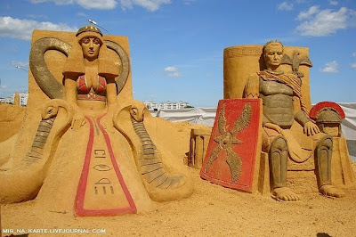 Cool Roman Empire Sand Sculpture Art Seen On coolpicturesgallery.blogspot.com