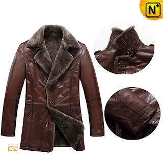 Mens Shearling Coat Au