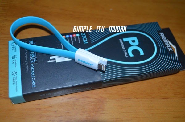 SIMPLE ITU MUDAH: REMAX Portable USB Wire Cable for Iphone 