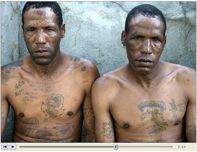World's Most Dangerous Gang,Tattoos of an MS-13 member from the Paradiso