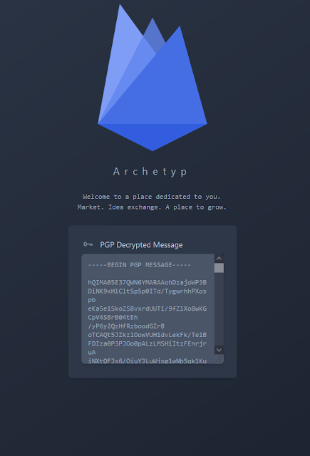 Image showing to copy a PGP message and paste it into a PGP decrypt software
