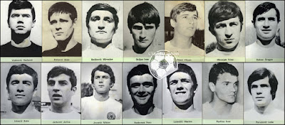 Hajduk Split album sličice Nogometna liga 1970/71 kolinska