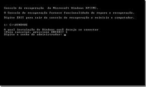 Resolvendo problemas de inicialização do Windows XP - Console de recuperação