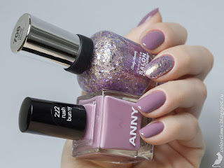 Anny #222 Rush Bunny + Sally Hansen #706 Glitter Bomb