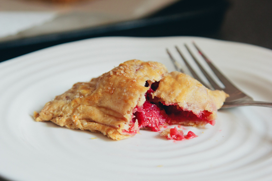 Balsamic raspberry hand pies