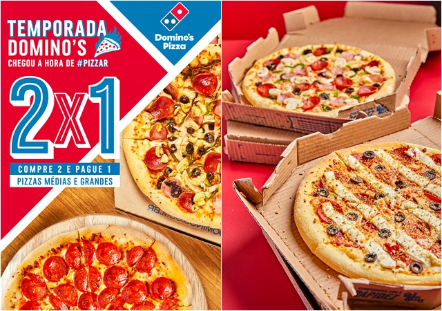 COMER & BEBER: Temporada de promoção, duas pizzas pelo preço de uma