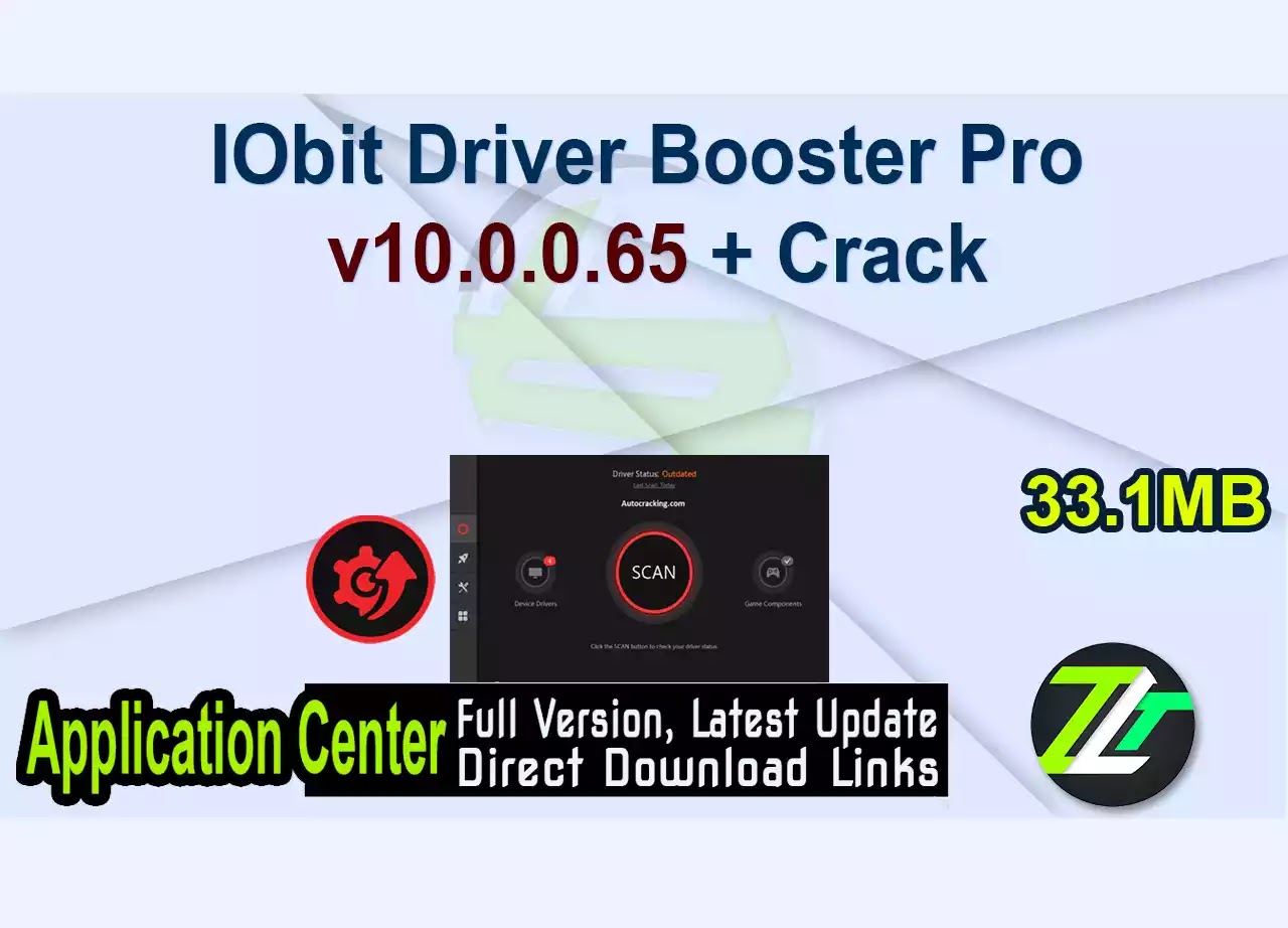 IObit Driver Booster Pro v10.0.0.65 + Crack