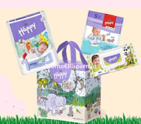 Concorso Vinci gratis fornitura Happy ( Pannolini, salviettine, bavaglini e bag)