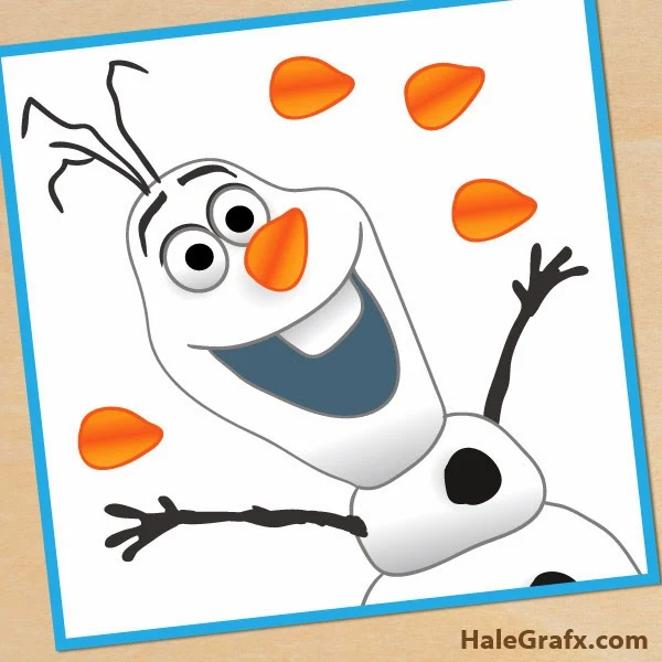 Frozen: Ponle la nariz a Olaf.