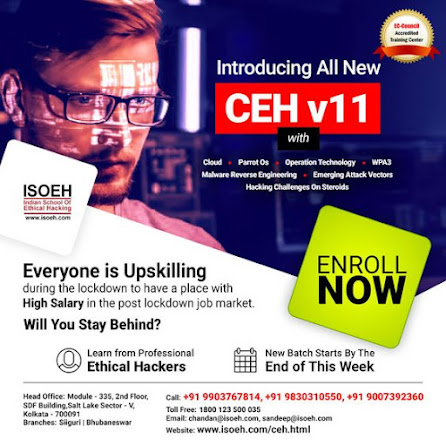 Certified Ethical Hacking Course in Kolkata at Indian School of Ethical Hacking