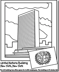 United Nations Day – coloring pages