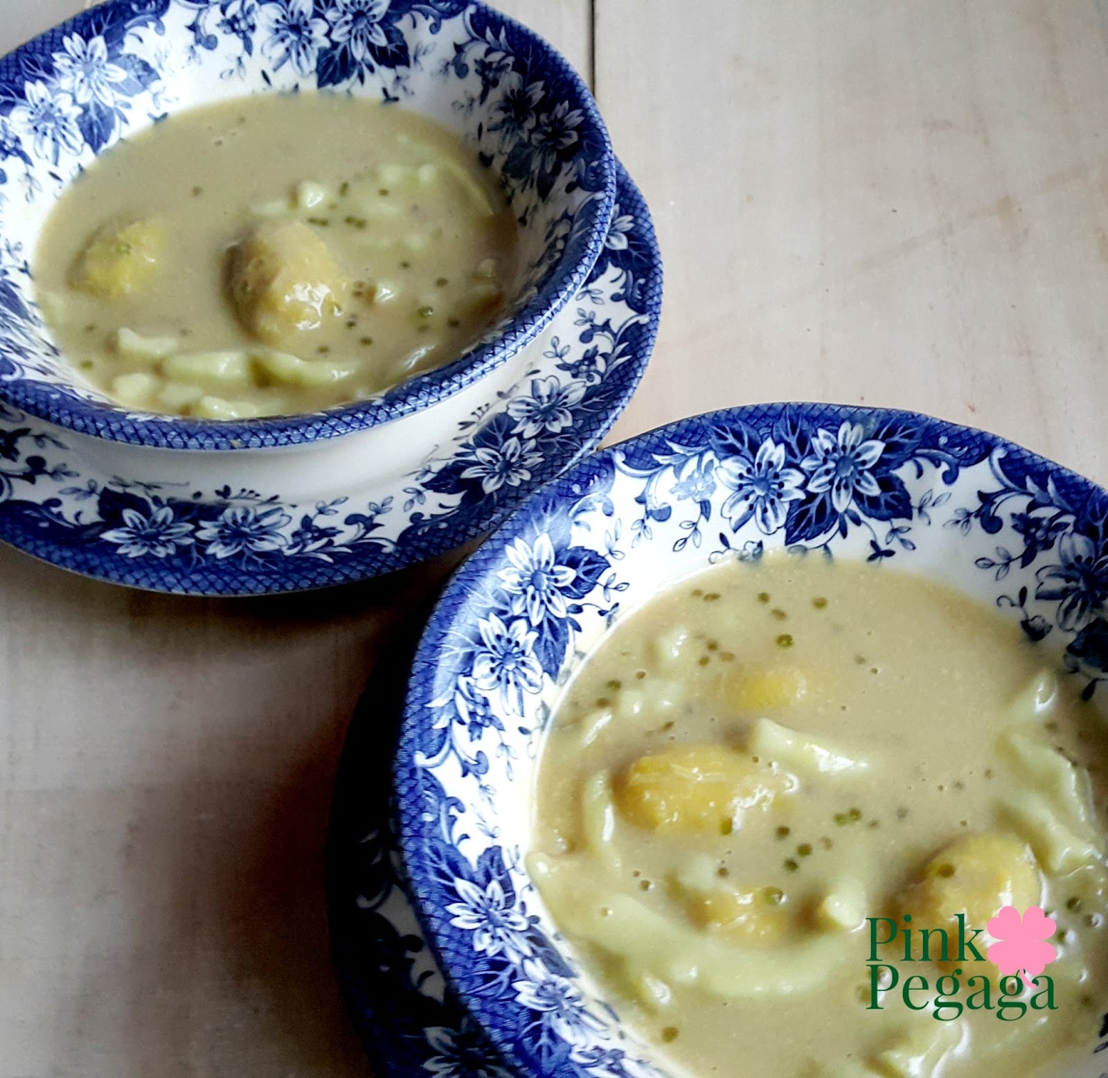 Resepi Bubur Tepung Gandum dan Pisang - Pink Pegaga