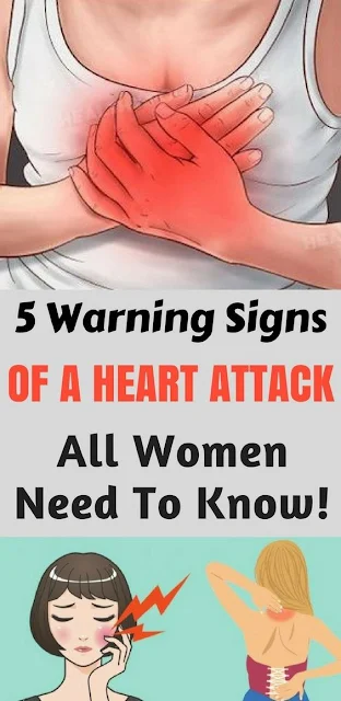 Here Are 5 Warning Signs Of A Heart Attack. All Women Need To Know!!!