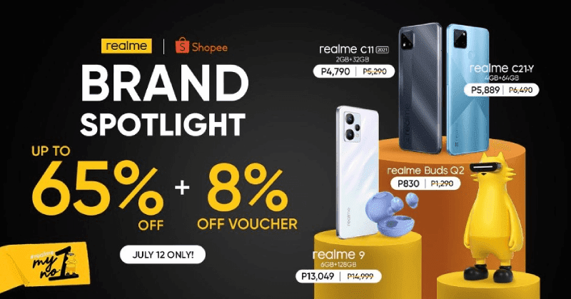 realme announced Brand Spotlight Sale, debuts realme 9 on Shopee!