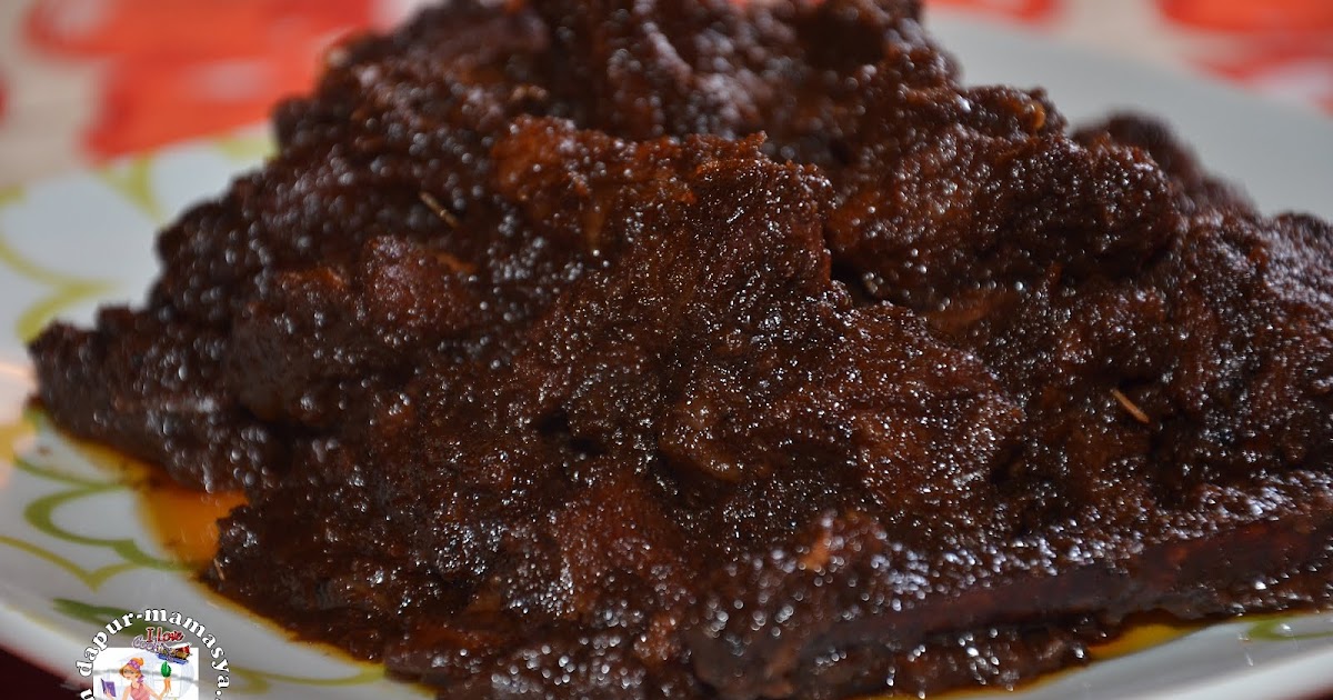 Dapur Mamasya: Daging Masak Hitam Yang Sedap