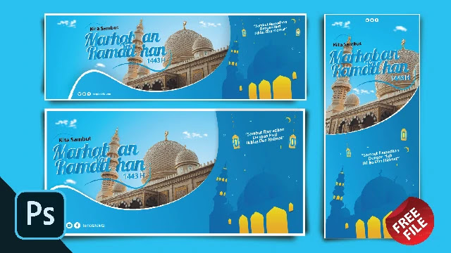 Download Spanduk Ramadhan PSD Photoshop