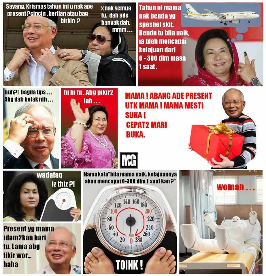 Lawak Najib Rosmah