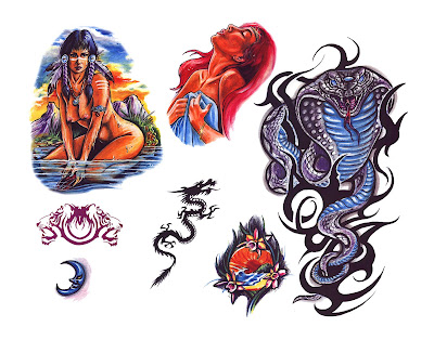 Free Tattoo Flash: Dark times as I go back to my past