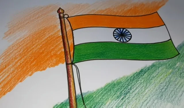 Indian Flag Drawing Icon PNG Transparent Background, Free Download #21358 -  FreeIconsPNG