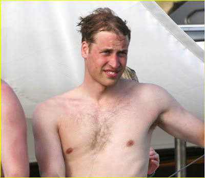 prince williams left handed. prince william shirtless pics.