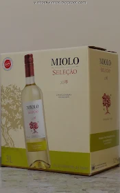 Bag in box de vinho branco