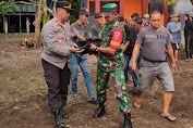 Kapolsek Lalabata Iptu Mahmuddin Hadiri Kerja Bakti di Area Posyandu Mappasseddie Sentral
