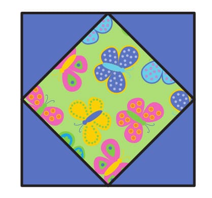 Square in a Square blocks. Quilt Glossary