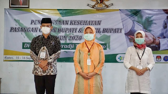 Arif Rista Jalani Tes Kesehatan Di RSUP dr Soeradji Klaten