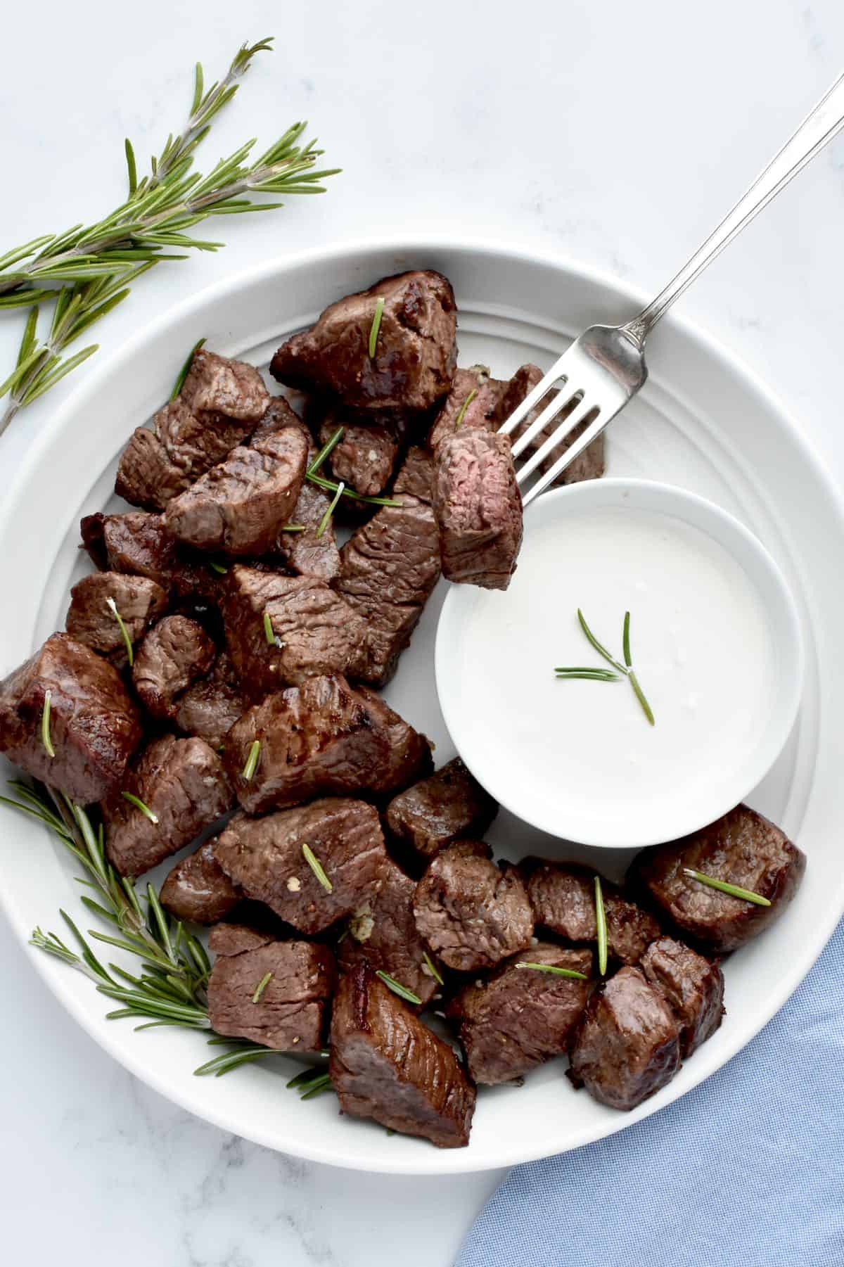 Garlic Butter Steak Bites Air Fryer - A Delicious and Healthy Recipe