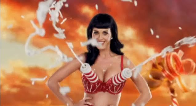 When I think of Katy's'California Gurls' I think of how wild the 