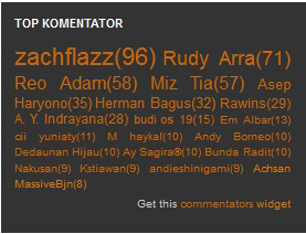 Cara Membuat Widget Top Komentar Di Blogspot