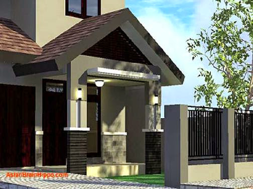 Bentuk Teras Depan  Rumah  Minimalis  Design Rumah  Minimalis 