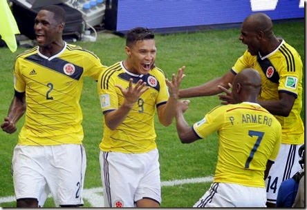 Colombia 3 - Grecia 0. los colombianos empiezan con pie derecho (+Video) #Brasil2014