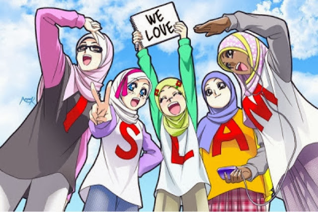 gambar kartun islam 